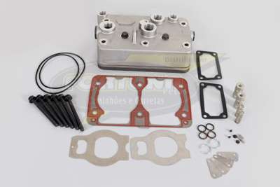 CABECOTE COMPRESSOR AR 2 CIL. SCANIA S4 (ANTIGO)